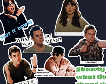 New Girl Stickers ft. Nick Miller, Jessica Day, Schmidt & Winston
