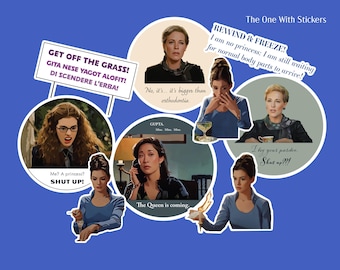 The Princess Diaries Sticker Collection - Shut Up!, The Queen is Coming...