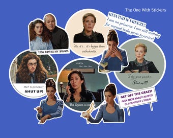 The Princess Diaries Sticker Collection - Shut Up!, The Queen is Coming...