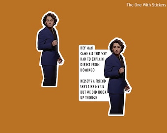 Domingo from the SNL Bridesmaid Speech Sketch w/ Espresso - Sticker
