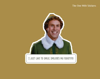 Elf Stickers - Featuring Buddy, Quotes & Scenes from the Christmas Movie