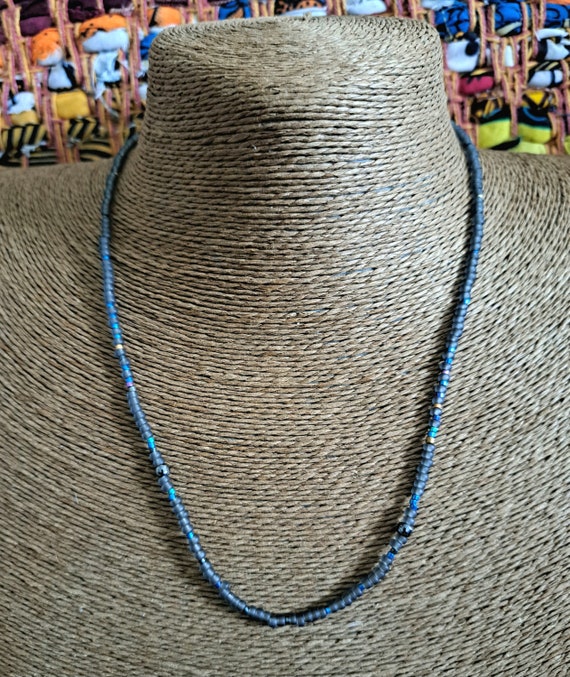 Seed bead boho necklace...x