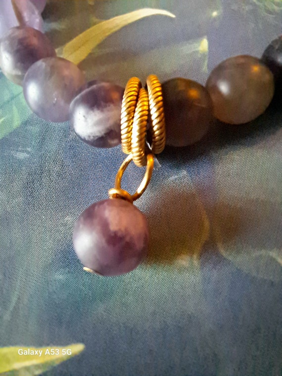 Amethyst gemstone stretchy bracelet,with charm accents,boho bracelet,February birthday gift...x