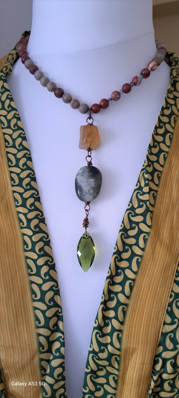 Kimono, recycled silk sari,green and gold, free size, one-of-a-kind, unique gift...x