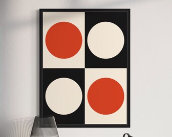 Minimalist geometric printable art - Wall art - Downloadable art print