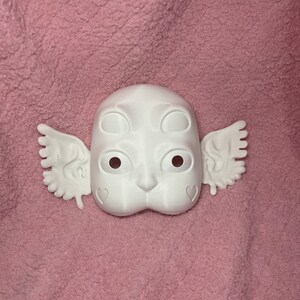 Mel 3D Portals Mask For Adults — Cry Baby Doll Or Anime Inspired Mask, Snap-On With Elastic Headband