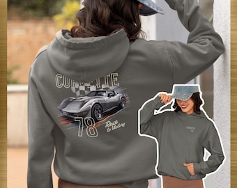 1978 Corvette Hoodie: Retro Car Enthusiast Gift