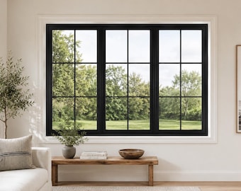 Custom Mullion Grid Pane For Existing Windows | Windows Grid | Custom Pane Overlay Grid  | grids for existing windows | Mullion insert grid