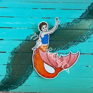 nonbinary merfolk sticker
