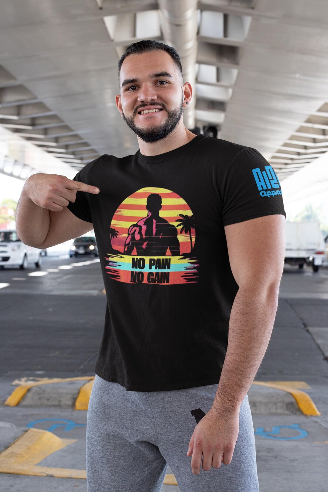 No Pain No Gain T-shirt: Motivational Gym Workout Apparel - Etsy