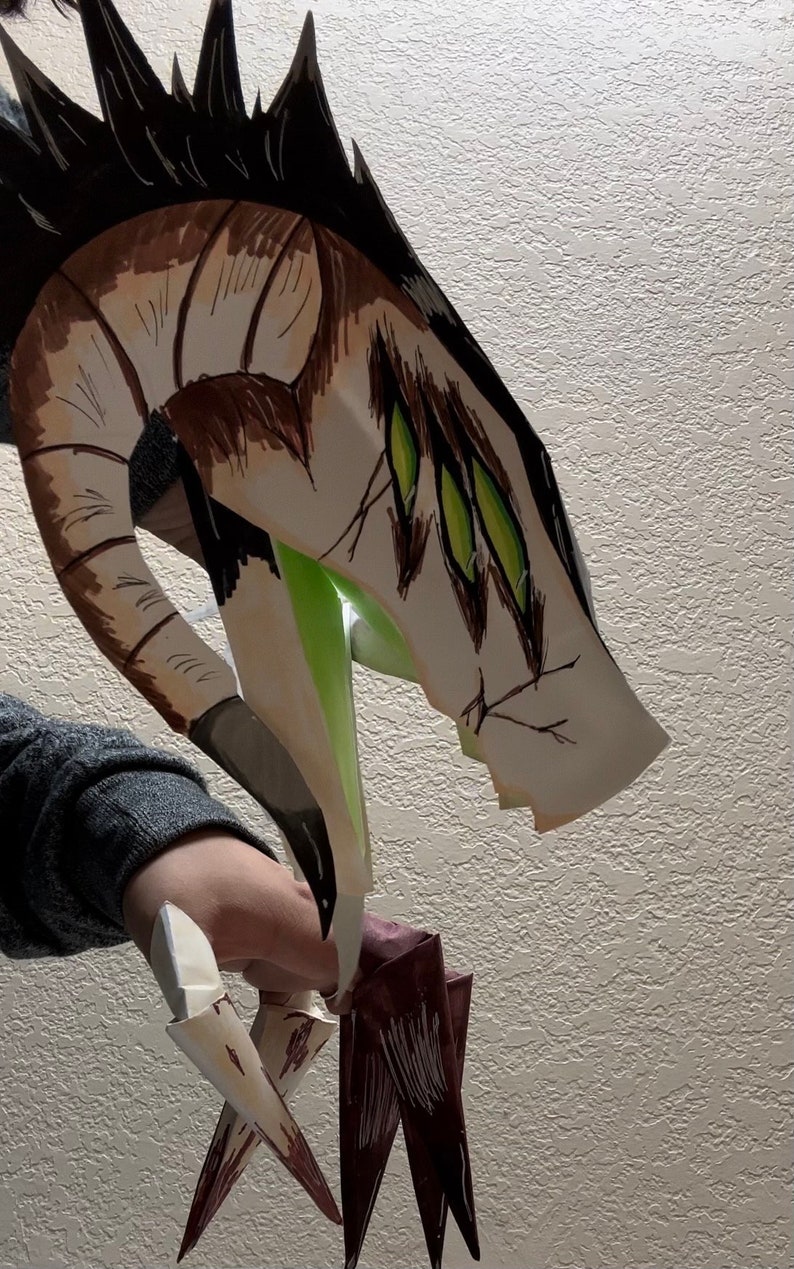 Paper Dragon Puppet Commissions Made by Revs x.o image 2