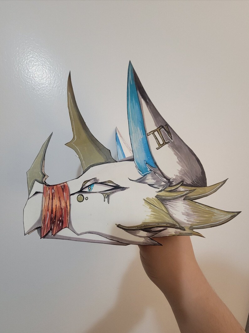 Paper Dragon Puppet Commissions Made by Revs x.o image 1