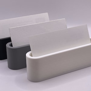 Business Card Holder For Desk Eco Friendly 3D Printed Modern Design Perfect Corporate Gift
