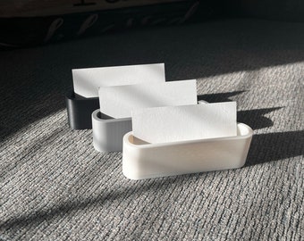 Business Card Holder Modern Desk Accessory Perfect Corporate Gift Item Eco-Friendly Desk Organizer