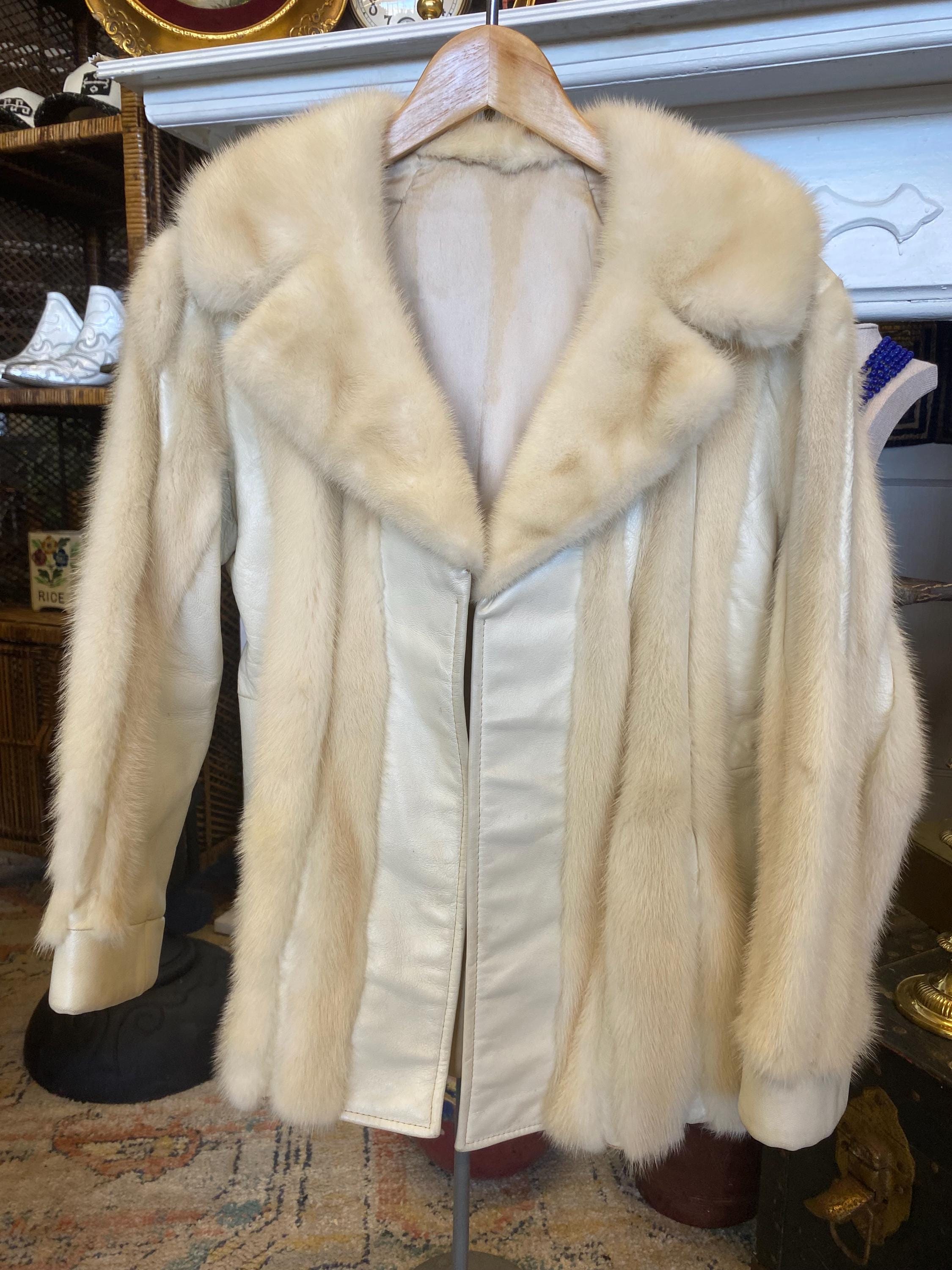 Giacca in PELLICCIA di visone mink fur jacket fourrure peltz Nerz vison