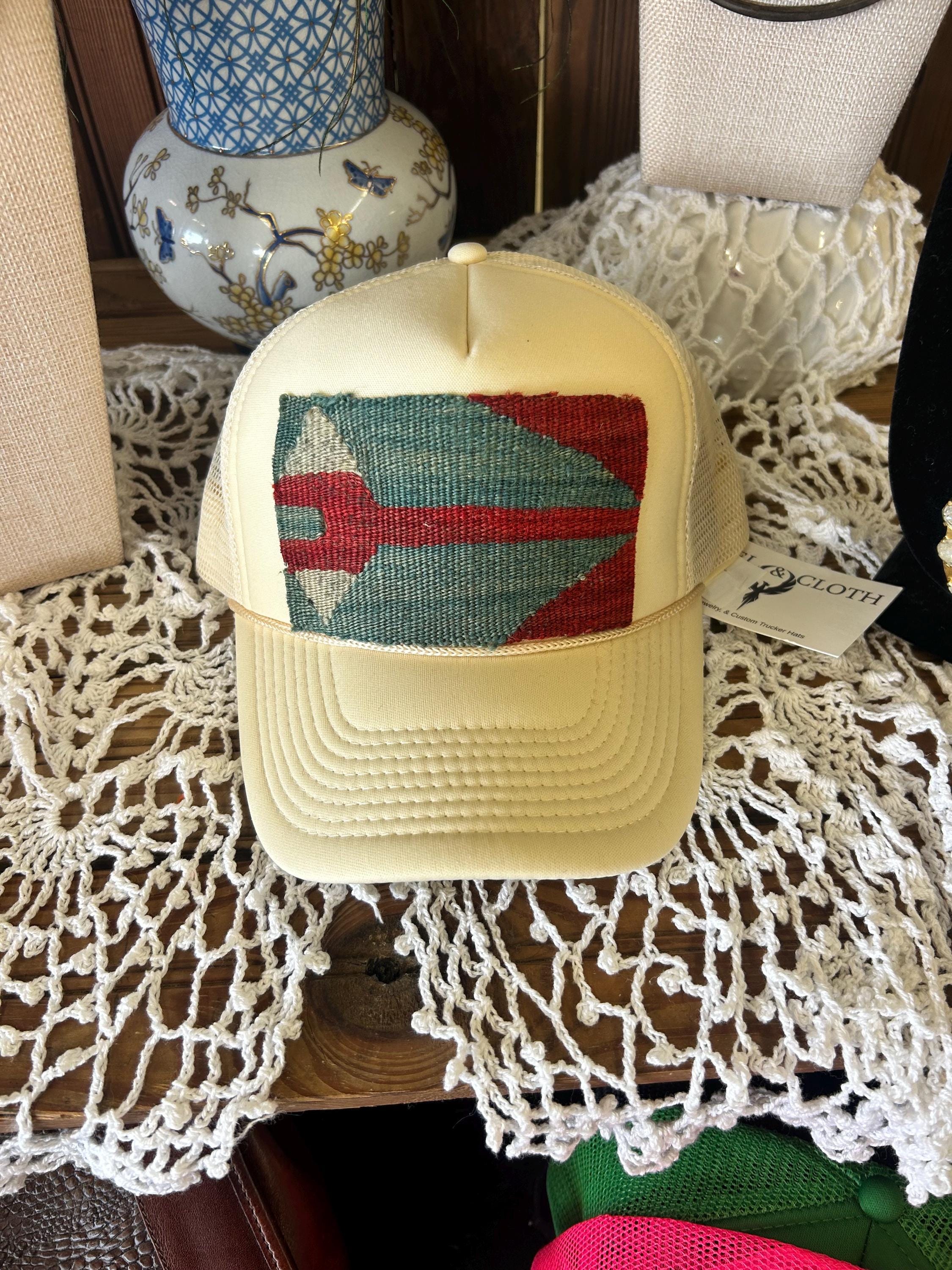 Orijinal Designs Kilim Trucker Hat A Camo Trendy Trucker Hat With Kilim Turkish Patch - Etsy main image 3