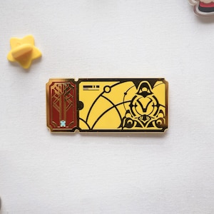 Honkai Star Rail 2&quot; Special Pass Ticket Enamel Pin