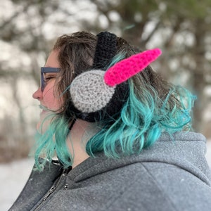 Patrón de orejeras Dva - Wearable inspirado en Overwatch 2