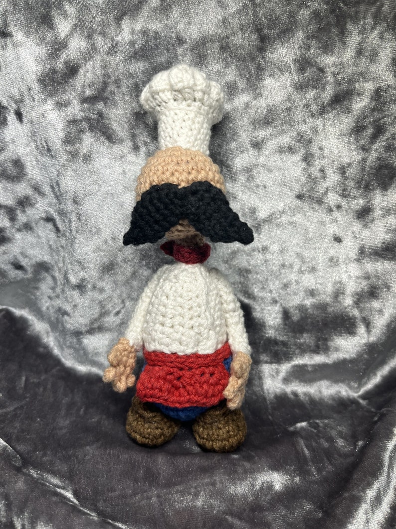 Papa Louie Crochet Pattern - Papa's Freezeria - Flipline Inspired Art ...