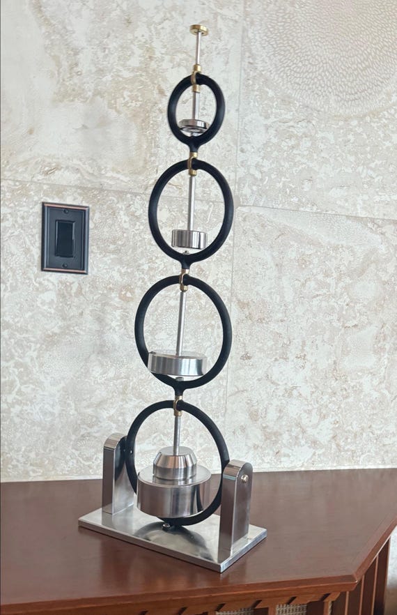 4-stage Vertical Pendulum Kinetic Sculpture - Etsy