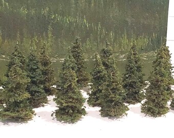 Moose Creek Trees - 1 Tall X 10 Pcs Model Trees - UK