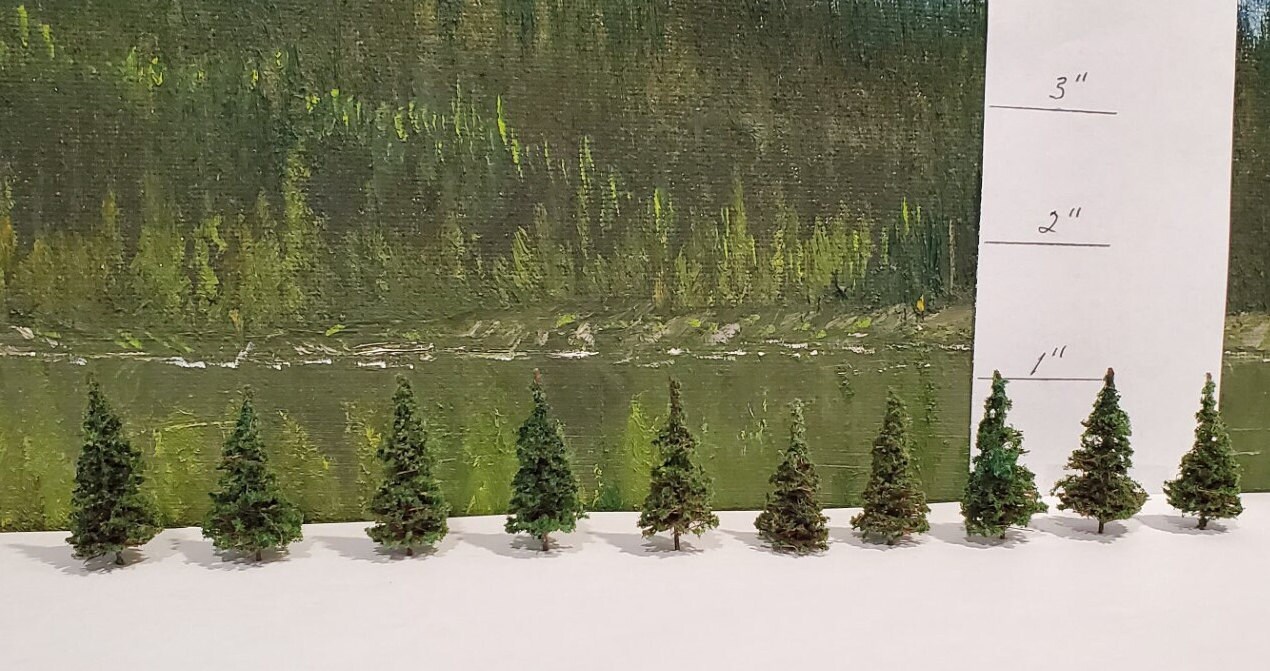thumbnail image 2 of Moose Creek Trees - 6 Packs Of 5 Fir/Pine Trees (30 Total) - HO, N, Z Scale Model 2 of 6