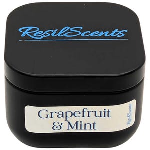 Grapefruit and Mint ResilMini Tin Candle – Refreshing & Invigorating Scent | A Perfect Spring Gift