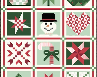 Riley Blake Designs – 12 Days of Christmas Quilt Kit with Pattern | Limited Edition Holiday Quilt Project