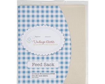 Lori Holt Vintage Cloth Aida: 14-Count Feedsack Cross Stitch Fabric (19x21 inch)