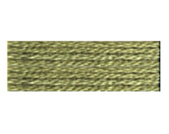 Cosmo Embroidery Floss – Grayish Yellow Green Thread for Cross Stitch, Quilting & Hand Embroidery