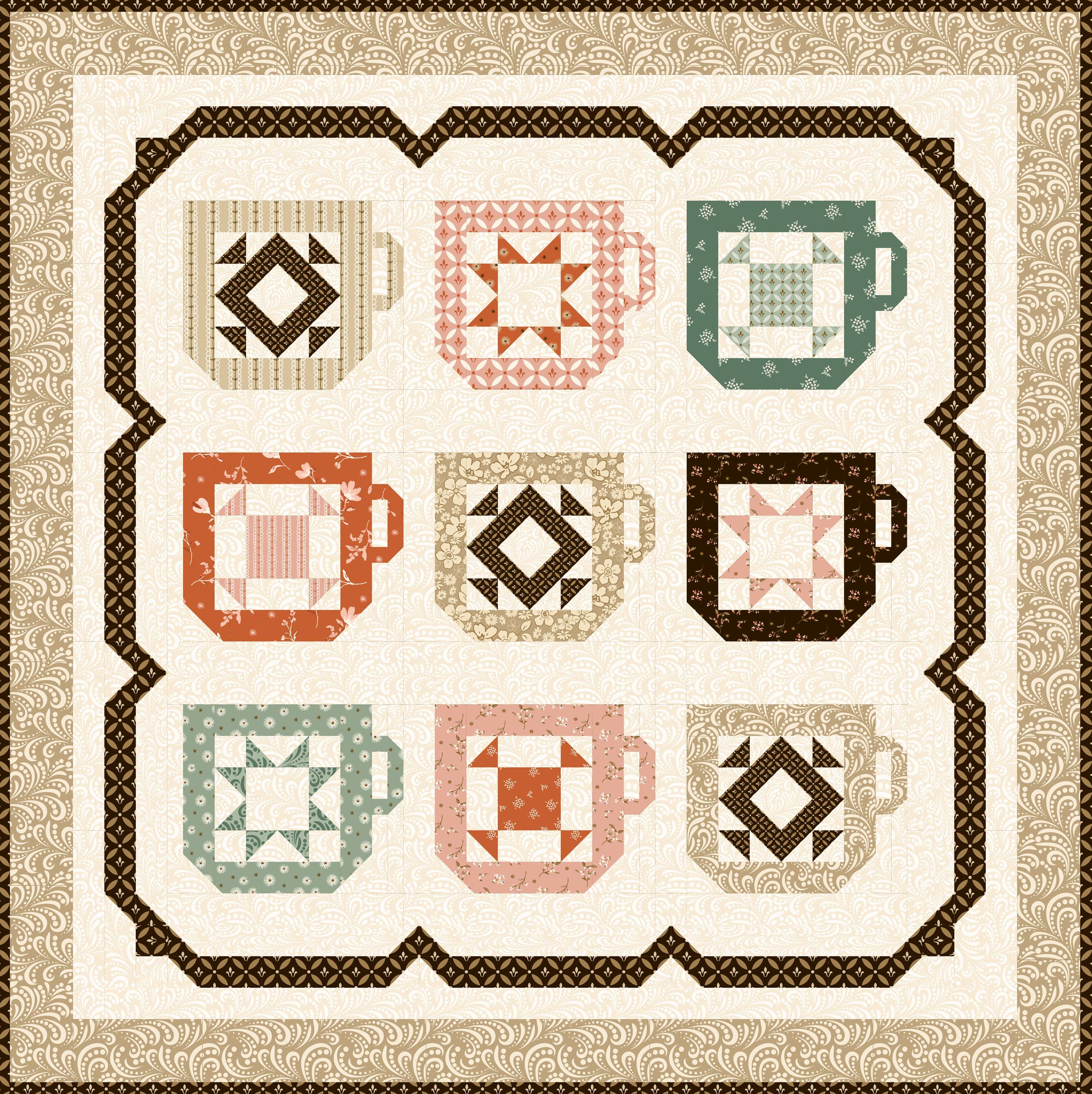 Mug Collection Quilt Pattern – Sandy Gervais for Riley Blake Designs - Etsy