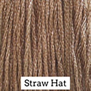 Classic Colorworks Hand-Dyed Cotton Floss – Straw Hat – 6 Strand Embroidery Thread – 5 Yards