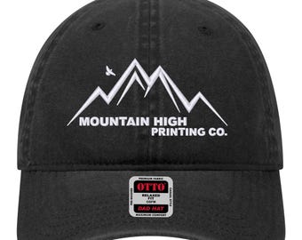 Custom Logo Embroidered Otto Cap: Low Profile Cotton Hat