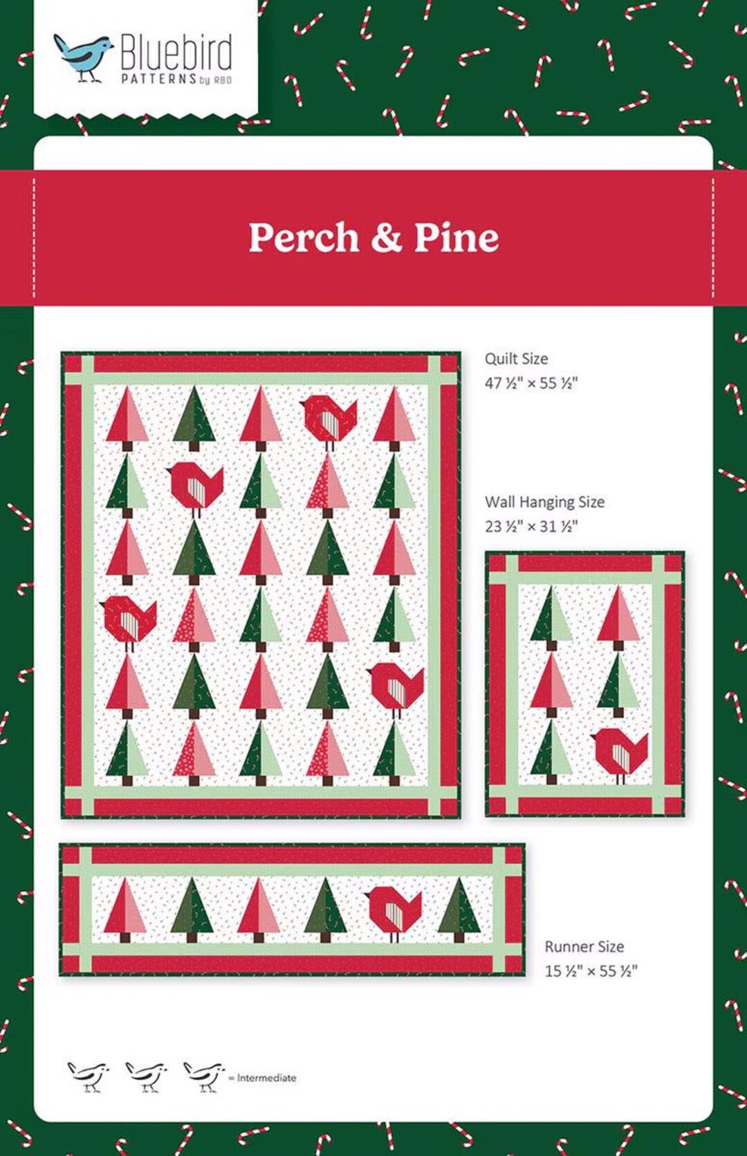 Perch & Pine Quilt Pattern by Christopher Thompson for Bluebird ...