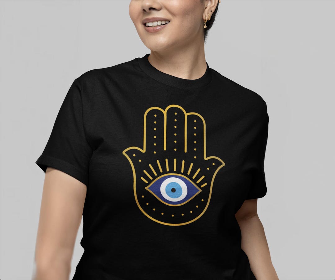 Hamsa Hand, Evil Eye Protection Shirt - Etsy
