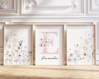 Wildblumen Poster: Boho Blumendruck
