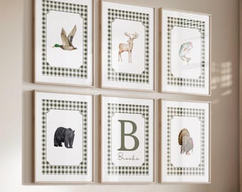 Hunting Nursery Prints: Duck, Deer, Bear, Turkey