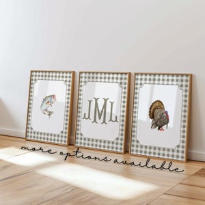 Rustikale Jagd-Kunst fürs Kinderzimmer: Stockente & Hirsch Drucke (Digitaler Download)