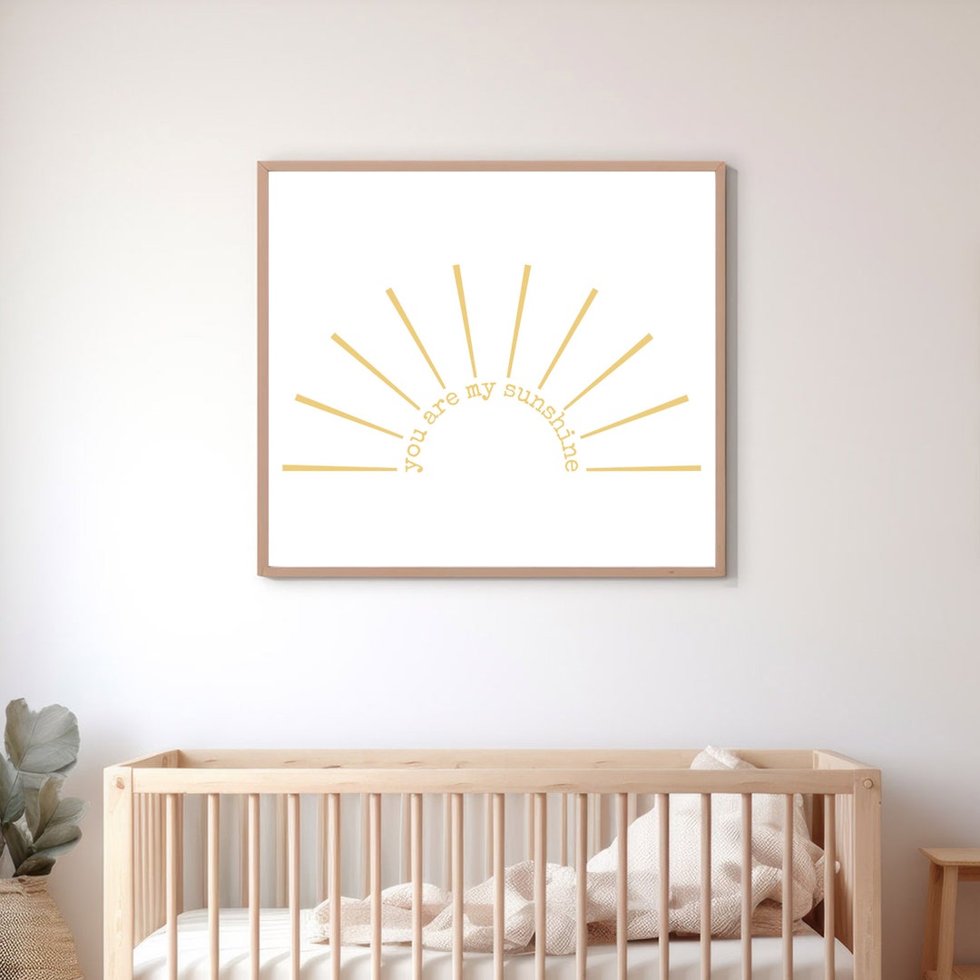 A closer look at Graphic Minimalist Nursery Wall Decor
