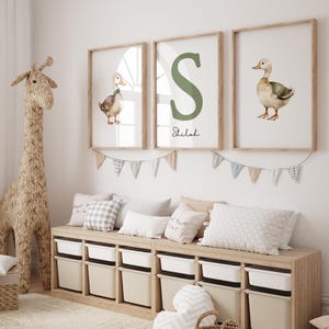Mallard Duck Wall Art, Wall Prints For Boys Room, Duck Nursery Decor, Baby Boy Nursery Prints, Duck Hunting Nursery Decor