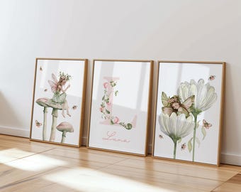 Decorazioni per la cameretta a tema fatina dei fiori selvatici: arredamento per bambina