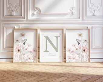 Wildblumen Poster: Boho Blumendruck