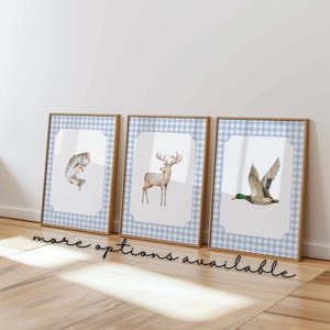 Stockente Enten Kinderzimmer Kunst: Jagd Angeln Drucke (Digitaler Download)