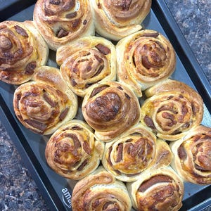 Homemade Savory Pizza Rolls with Cheese & Sausage | Digital Recipe PDF | Instant Download