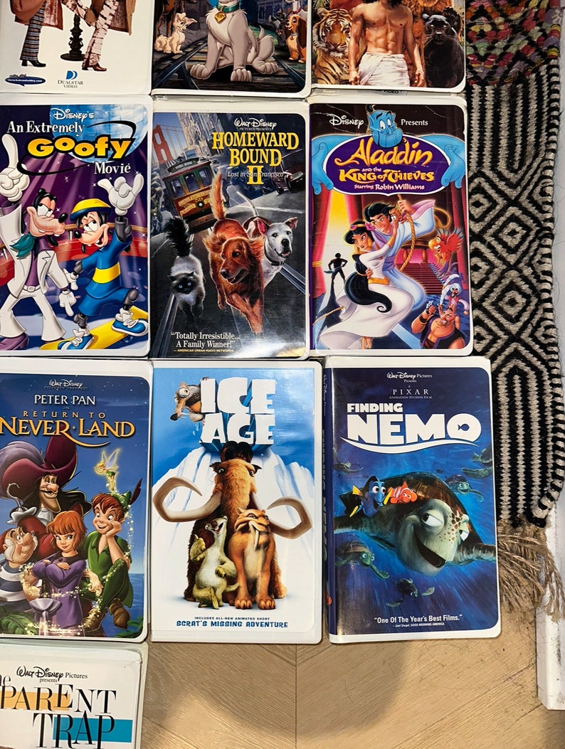 Bulk Vintage VHS Movies Etsy