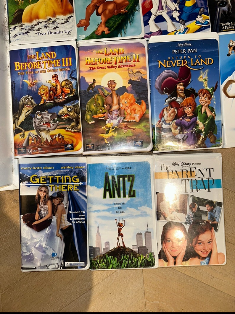 Bulk Vintage VHS Movies Etsy