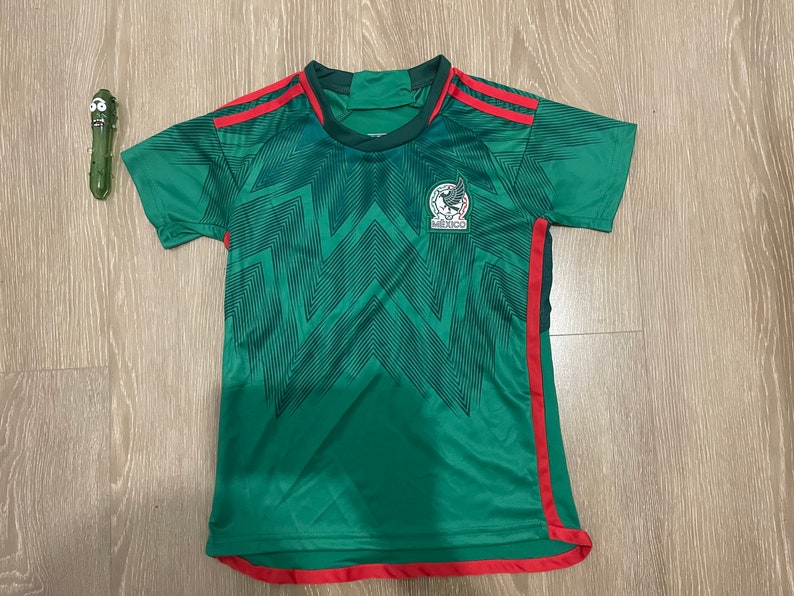 Kids Youth Soccer Jersey Set 2223 Mexico Football Jersey Etsy