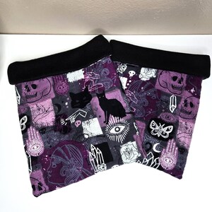 READY TO SHIP | Flannel Snuggle sack • Suitable for Hedgehogs, sugar gliders & more - Palm Reader