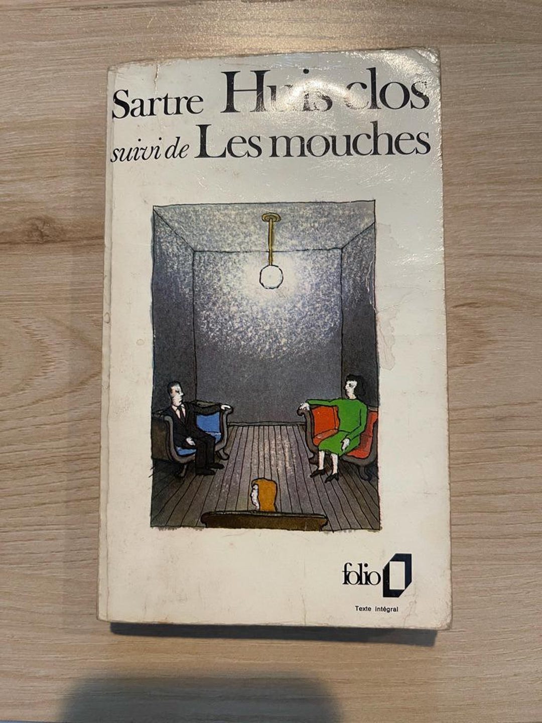 Vintage No Exit &amp; the Flies by Jean Paul Sartre Published in 1947 French Version - Etsy