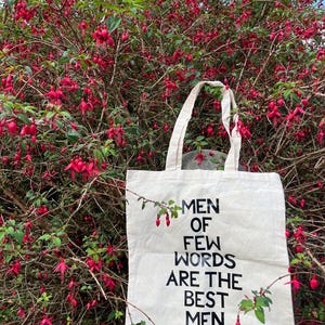 Henry V 100% Cotton Tote Bag “Men of few words are the best men”
